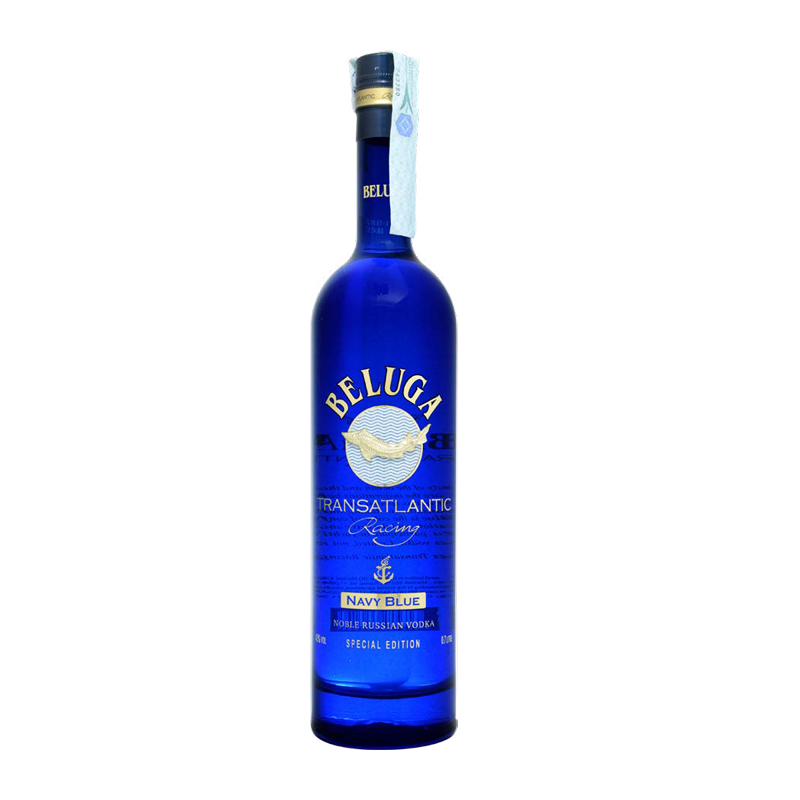 Vodka Beluga Transatlantic Racing Navy Blue 70 cl (luminous)