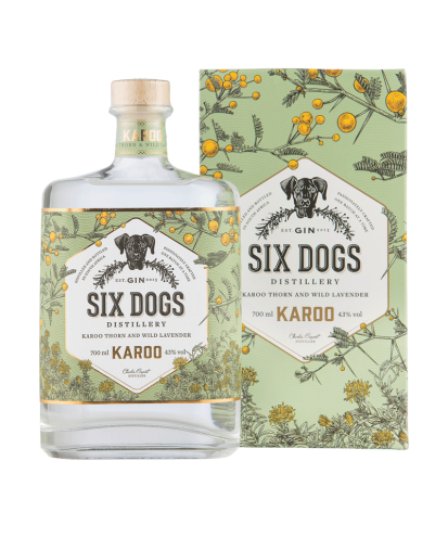 SIX DOGS KAROO  Gin 70 cl