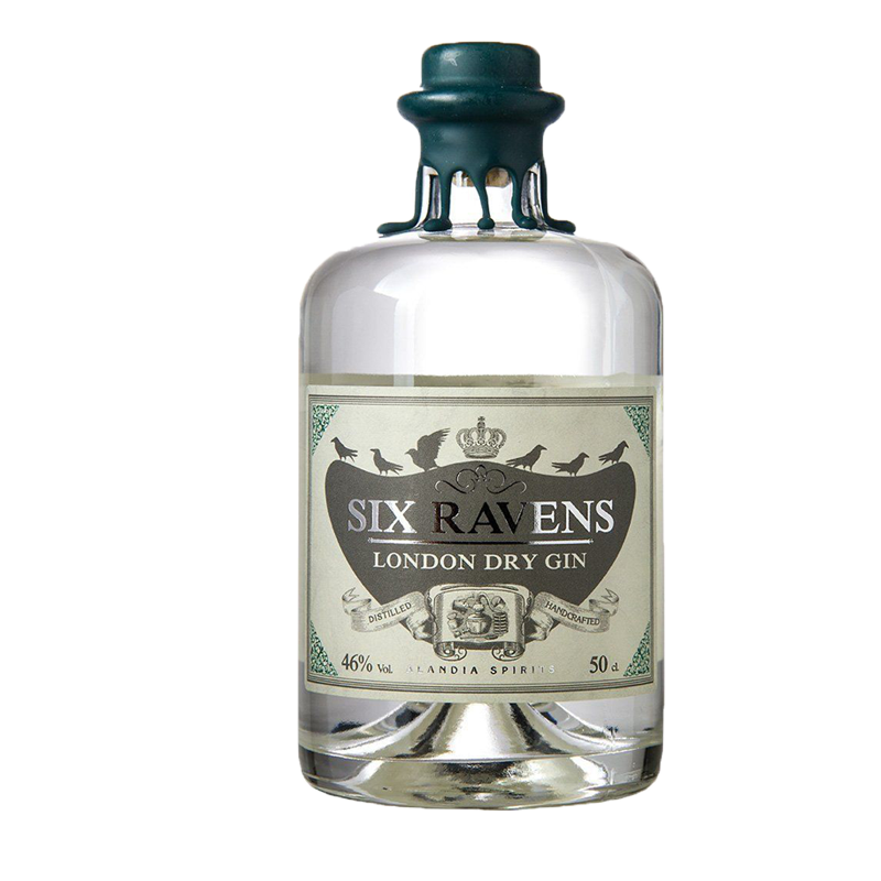 Gin Six Ravens London Dry 46% 50 cl Gin Six Ravens London Dry 46% 50 cl