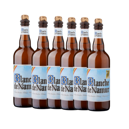 6 bottiglie Blanche de Namur 75 cl