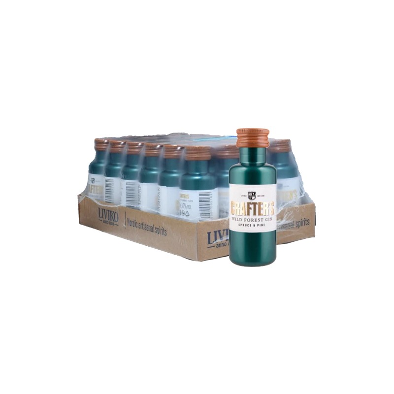 GIN CRAFTER'S WILD FOREST 47% MINIATURES 24*4cl PET