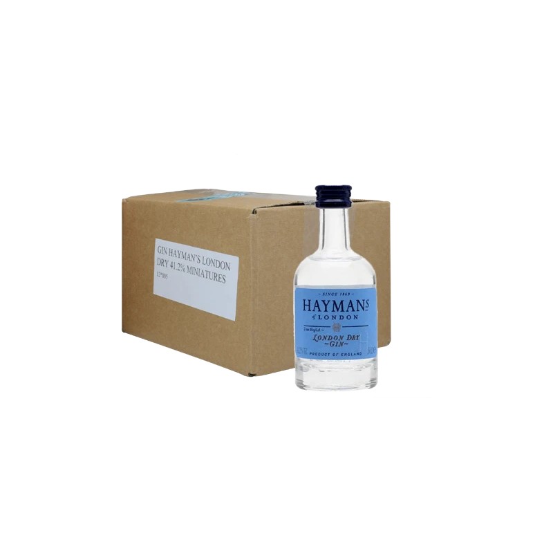 GIN HAYMAN'S LONDON DRY 41.2% MINIATURES VETRO 12*5cl