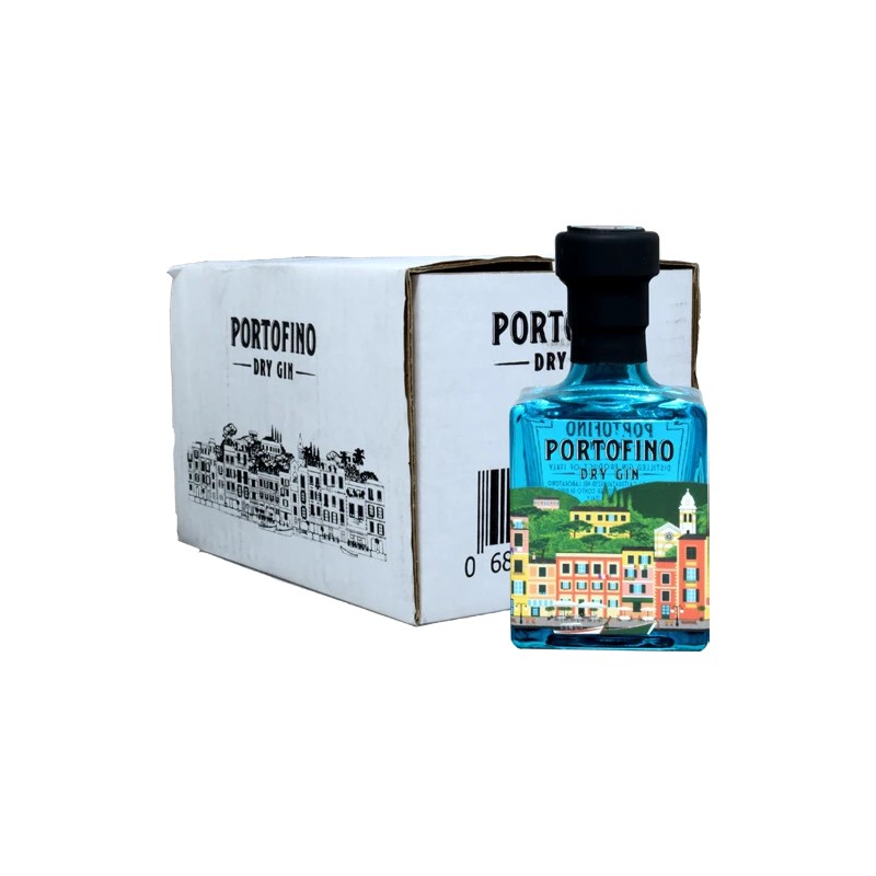 GIN PORTOFINO 43% MINIATURES VETRO 6*10cl