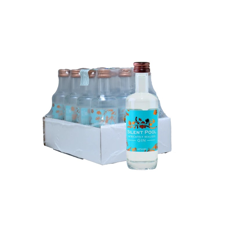 GIN SILENT POOL DRY 43% MINIATURES VETRO 12*5cl