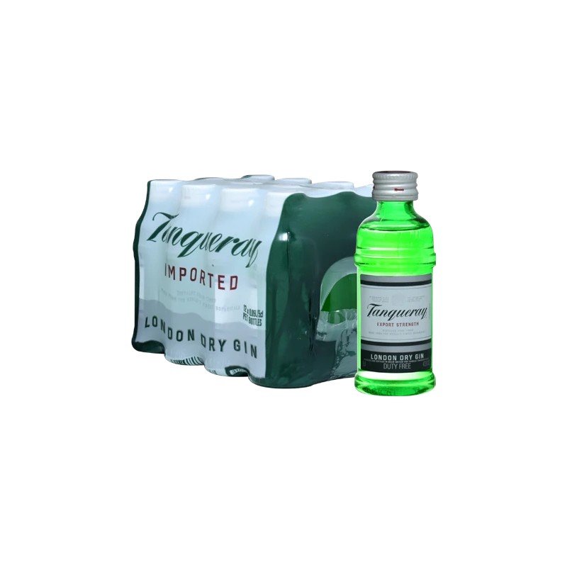 GIN TANQUERAY 47.3% MINIATURES 12*5cl