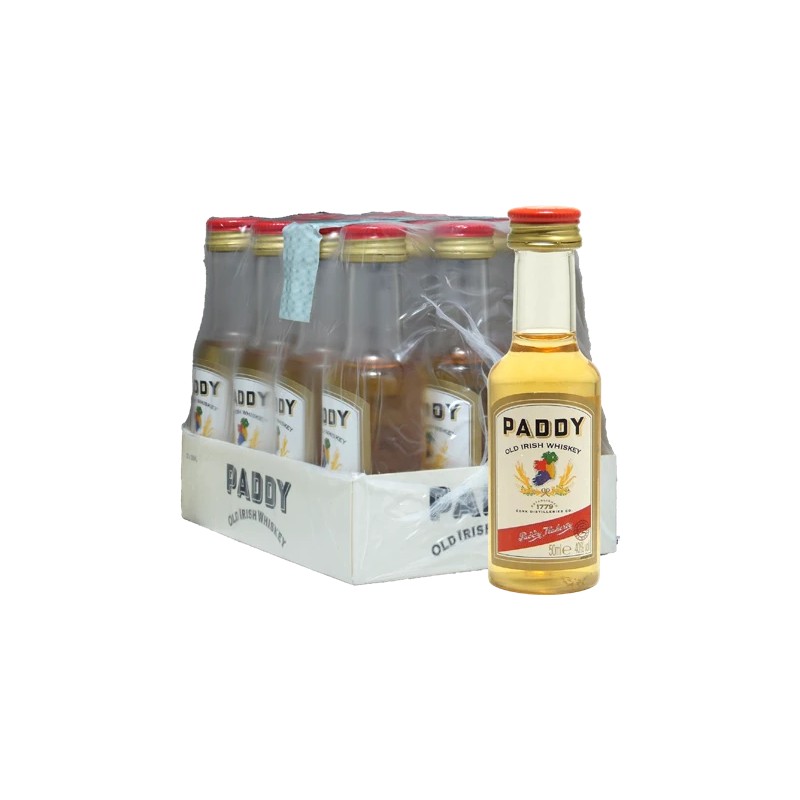 IRISH WHISKEY PADDY 40% MINIATURES PET 12*5cl