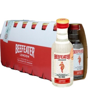 GIN BEEFEATER 40% MINIATURES 12*5cl