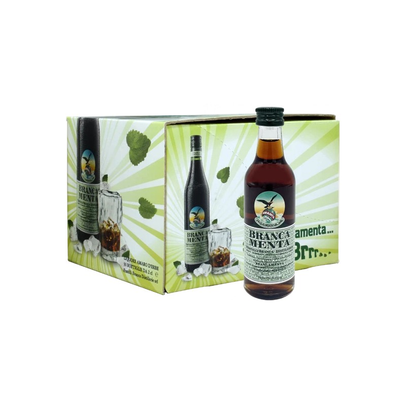 LIQUORE AMARO BRANCAMENTA 28% MINIATURES VETRO 30*2cl