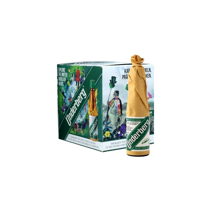 LIQUORE AMARO UNDERBERG 44% MINIATURES VETRO 12*2cl