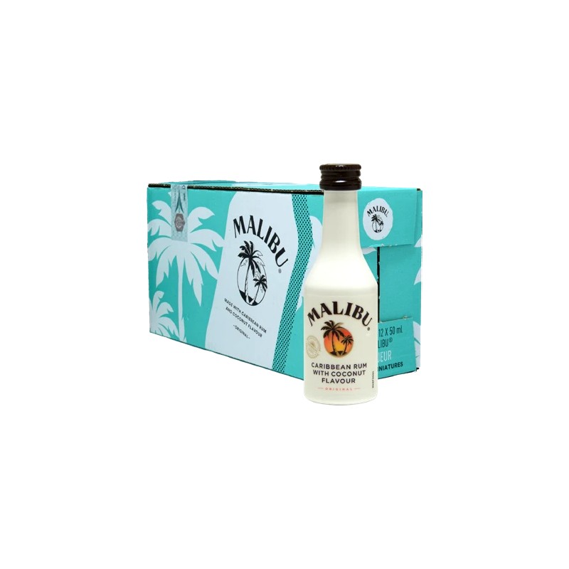 LIQUORE MALIBU 21% MINIATURES PET 12*5cl