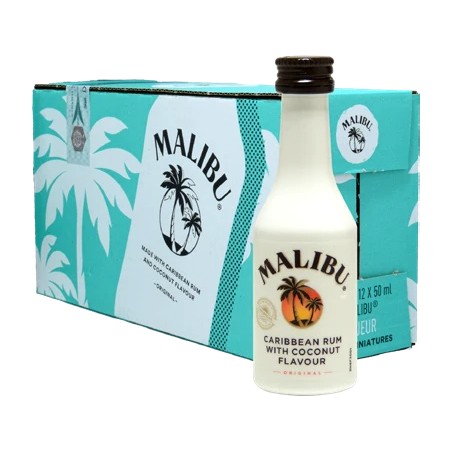 LIQUORE MALIBU 21% MINIATURES PET 12*5cl