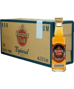 RUM HAVANA CLUB ESPECIAL 37.5% MINIATURES VETRO 12*5cl