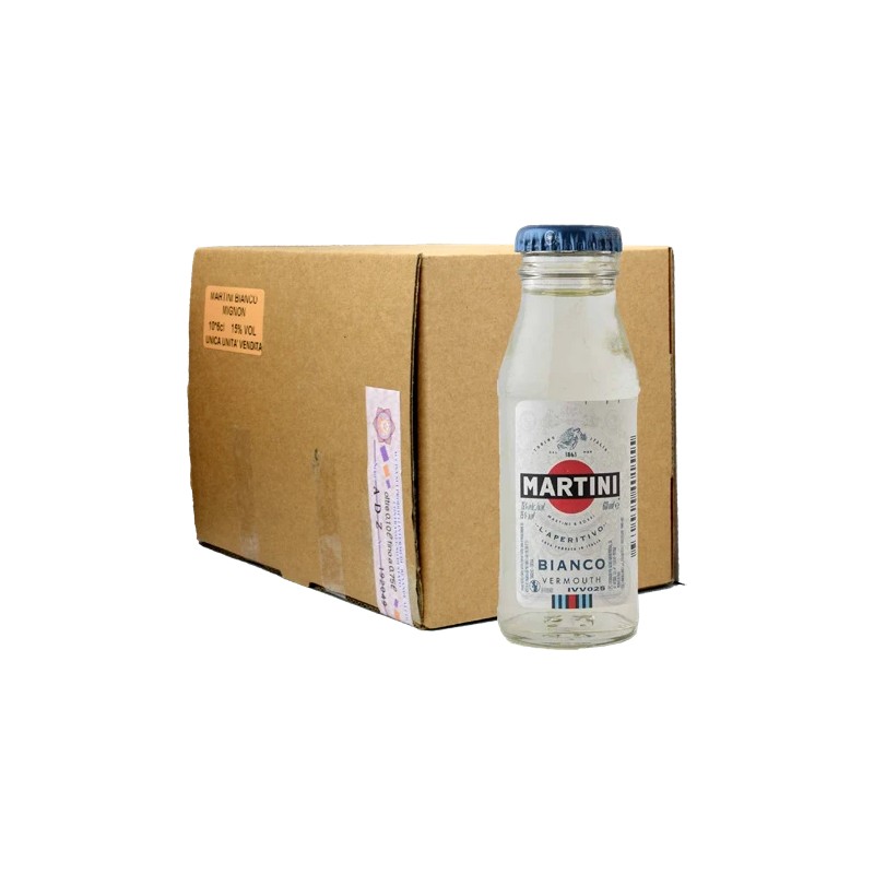 VERMOUTH MARTINI BIANCO 15% MINIATURES VETRO 12*6cl