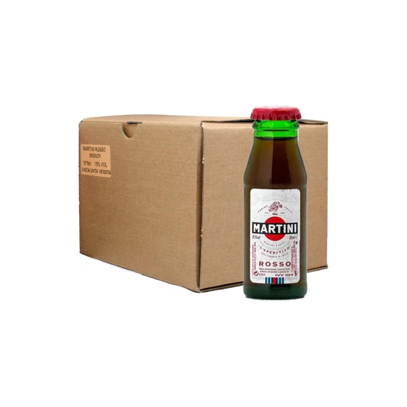 VERMOUTH MARTINI ROSSO 15% MINIATURES VETRO 12*6cl