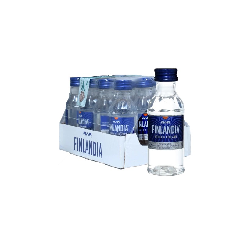 VODKA FINLANDIA 40% MINIATURES PET 12*5cl
