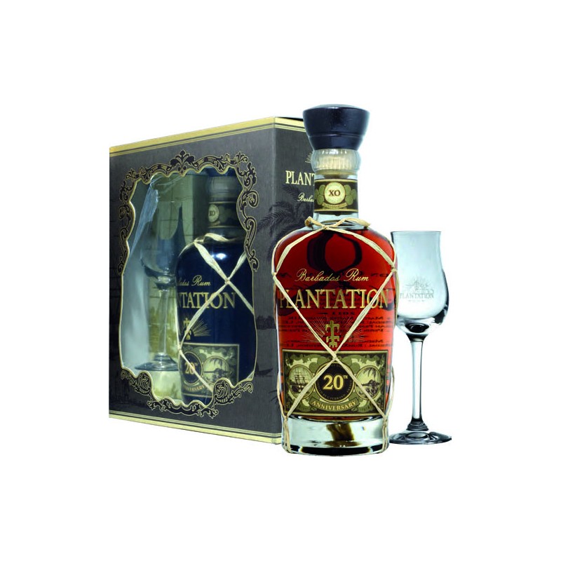 GIFT RUM PLANTATION XO 20 ANNIVERSARY 40%+2 BICC.