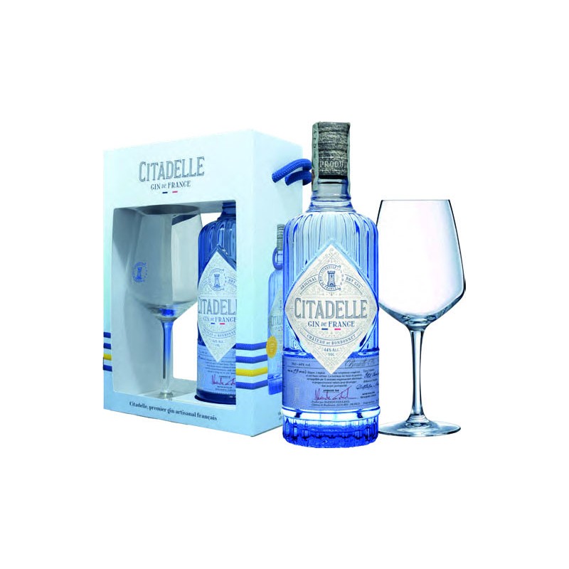 GIFT GIN CITADELLE 70 cl 44%+1 BICCHIERE
