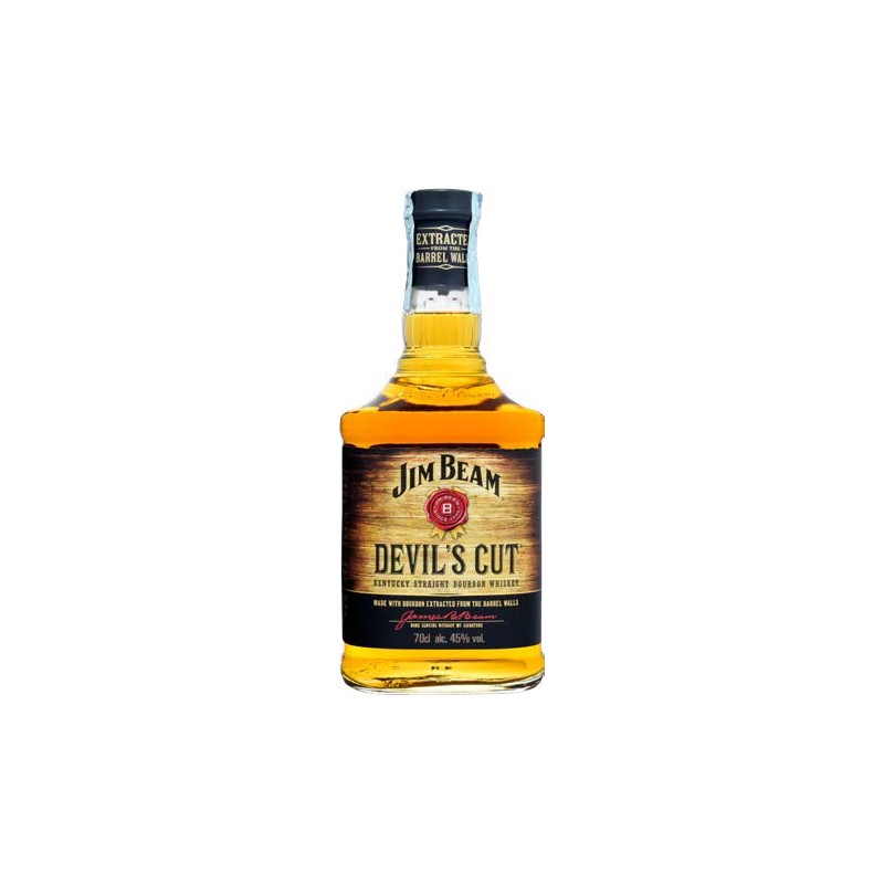 BOURBON WHISKEY JIM BEAM DEVIL'S CUT 70 cl 45%