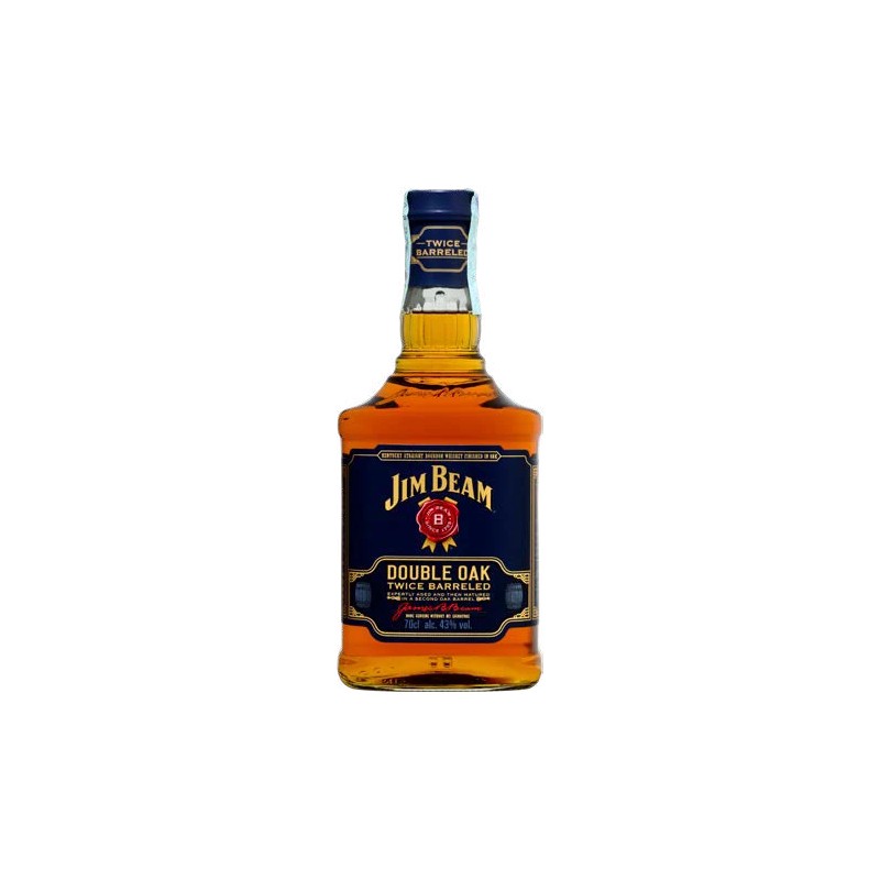 BOURBON WHISKEY JIM BEAM DOUBLE OAK 70 cl 43%