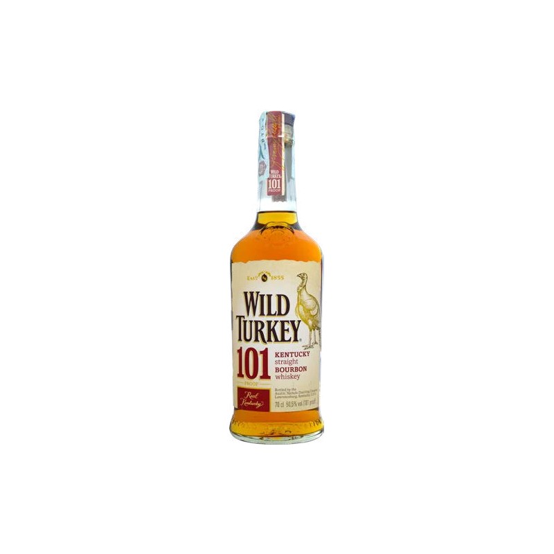 BOURBON WHISKEY WILD TURKEY 101 PROOF 70 cl 50.5%