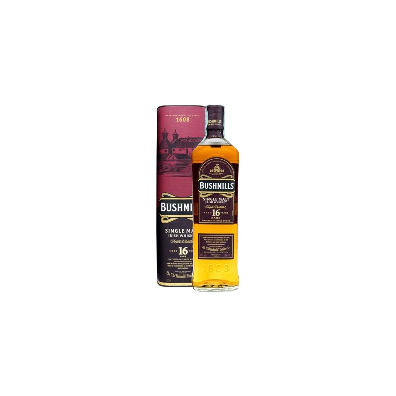 IRISH WHISKEY BUSHMILLS 16 Y.O. 40%  70 cl GBOX