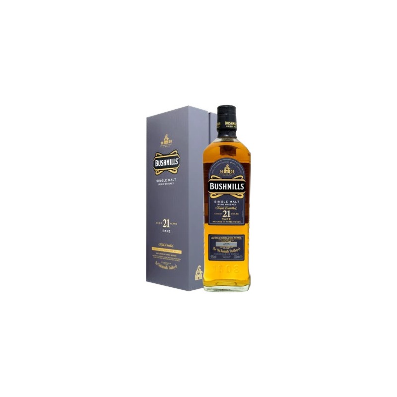 IRISH WHISKEY BUSHMILLS 21 Y.O. 40% 70 cl GBOX