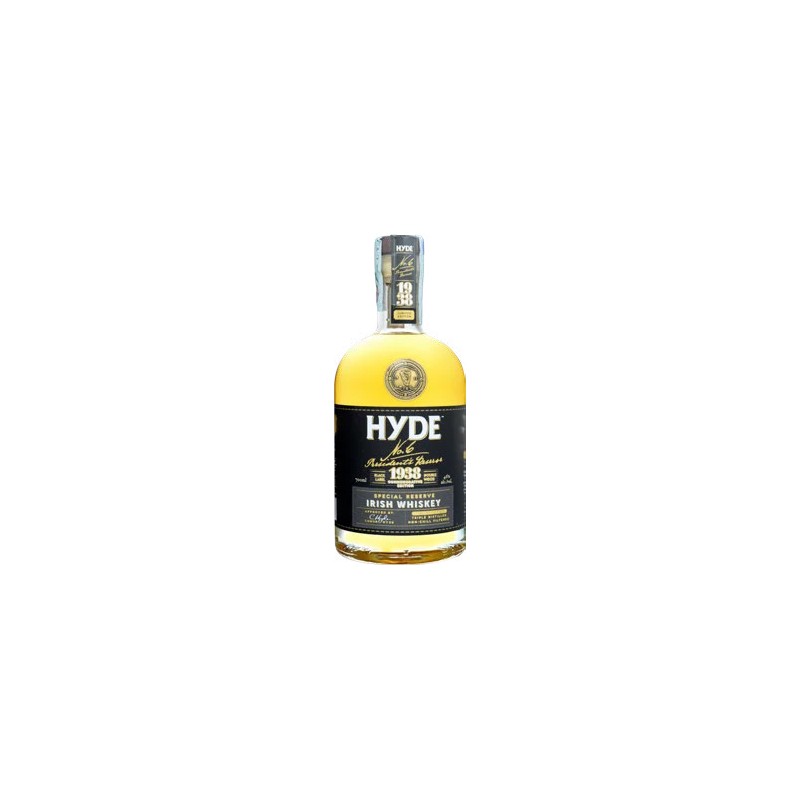 IRISH WHISKEY HYDE NO.6 1938 PRESIDENT'S RESERVE 70 cl 46%