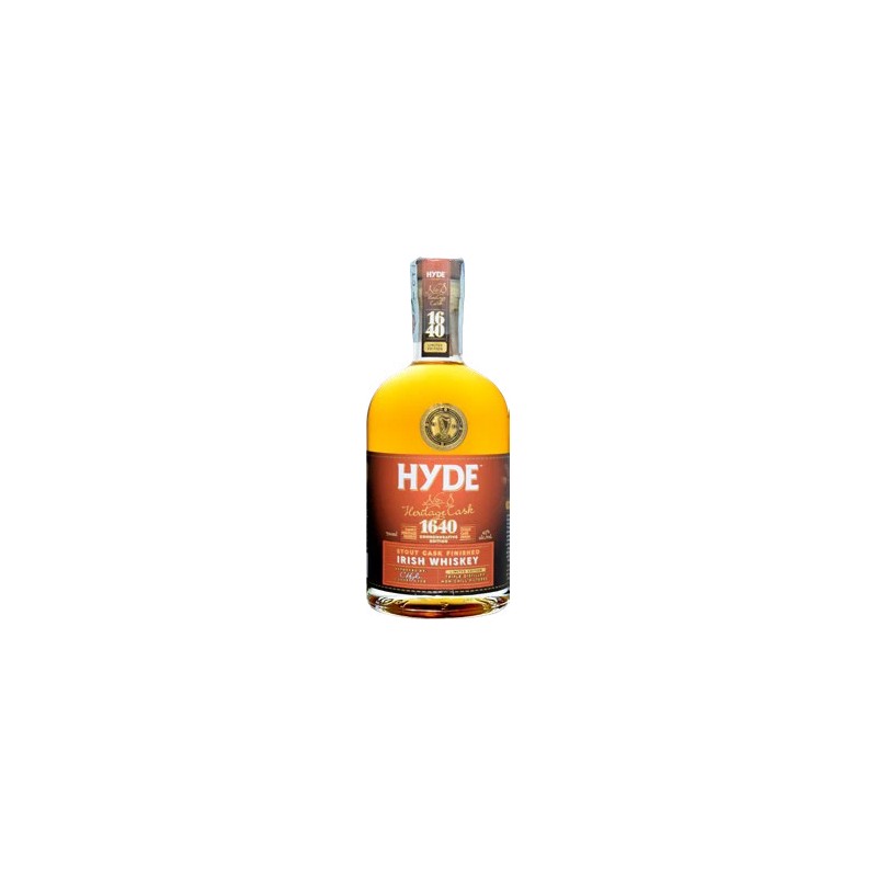 IRISH WHISKEY HYDE NO.8 1640 HERITAGE CASK 70 cl 43%