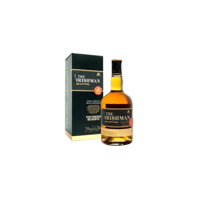 IRISH WHISKEY THE IRISHMAN FOUNDERS RESERVE 70 cl 40%