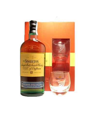 The Singleton 12 Y.O. - 1 bottiglia 70 cl e 2 bicchieri