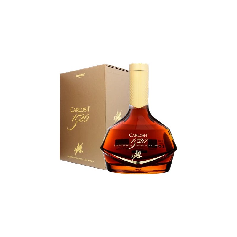 BRANDY CARLOS PRIMERO 1520 41.1%  70 cl GBOX