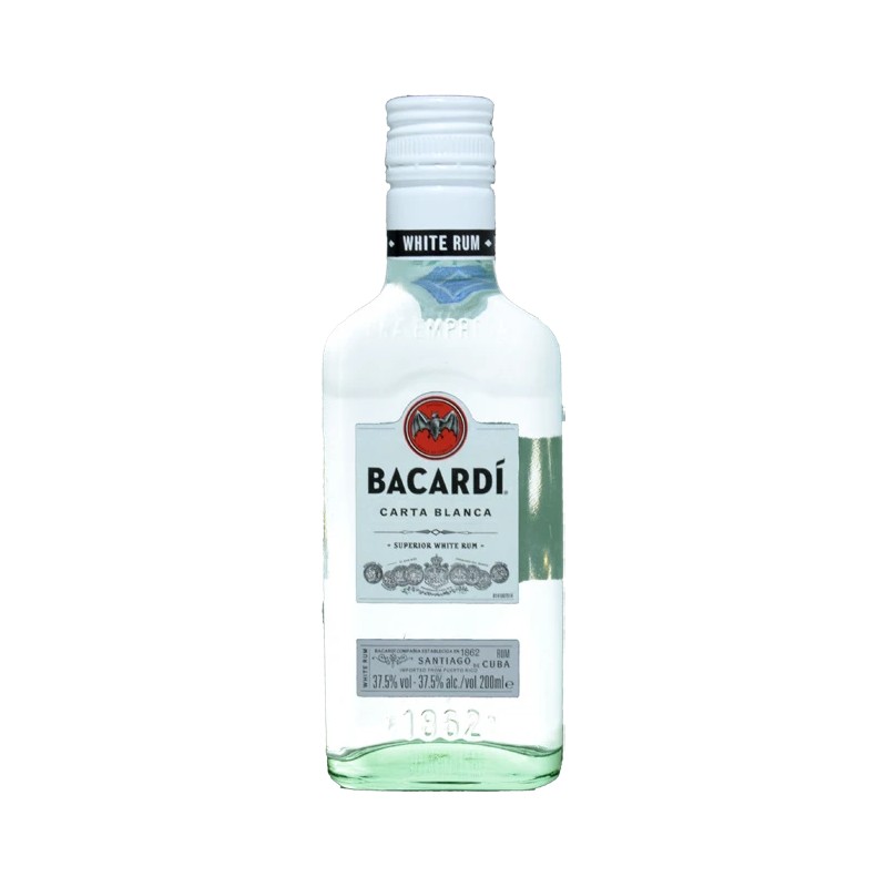 RUM BACARDI CARTA BLANCA 37.5% 20 cl