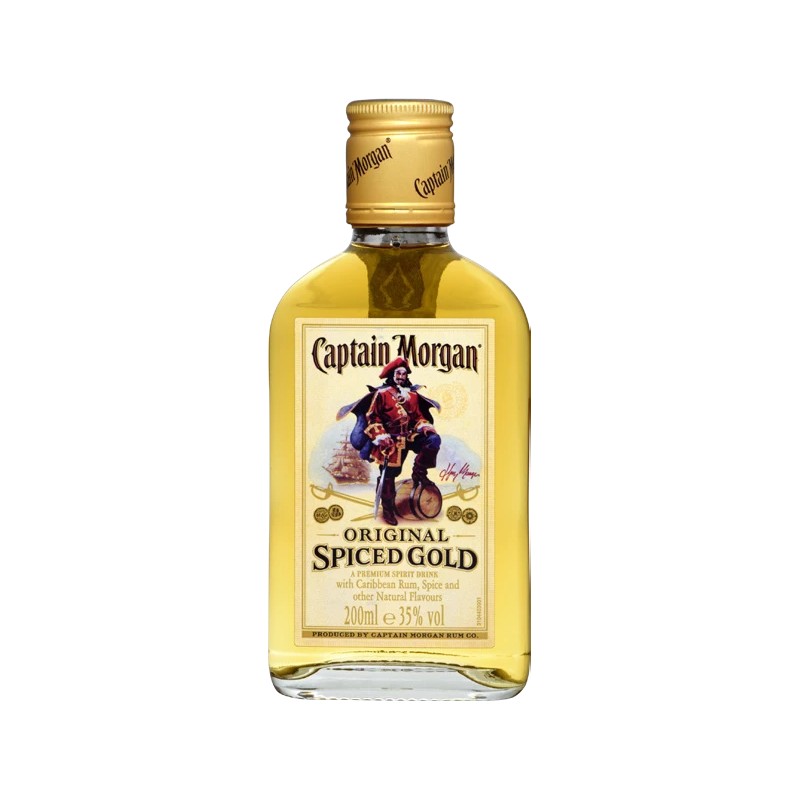 RUM CAPTAIN MORGAN SPICED GOLD PET 37,5% 20 cl
