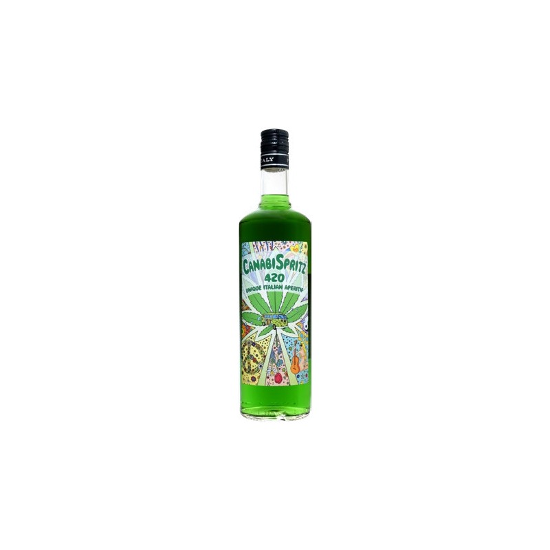 LIQUORE CANABISPRITZ 420 APERITIVO GREEN 16% 1 lt