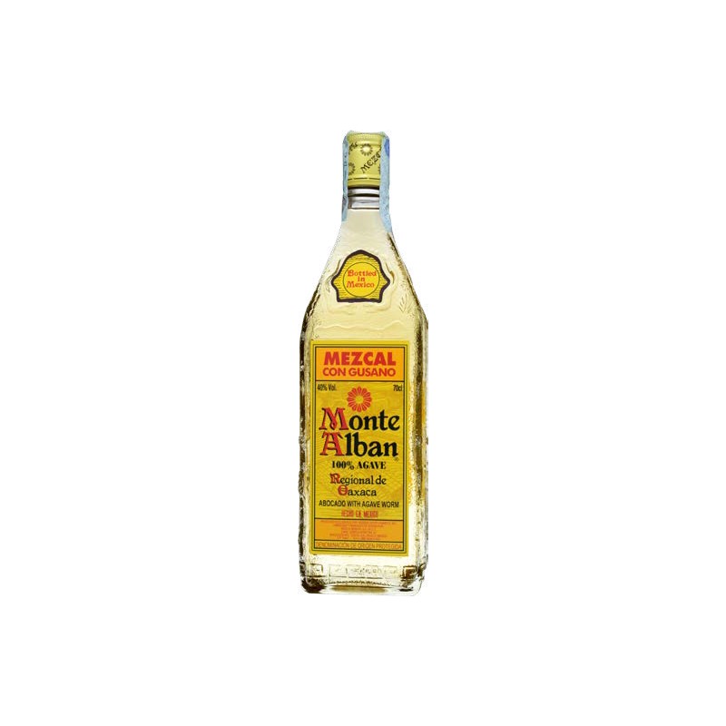 MEZCAL MONTE ALBAN CON GUSANO 40% 70 cl