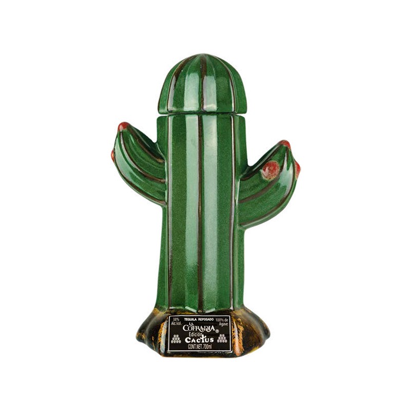 TEQUILA LA COFRADIA CACTUS REPOSADO 38% 70 cl