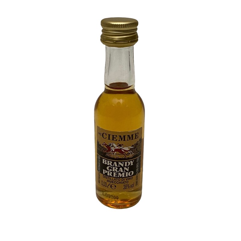 CIEMME BRANDY MINIATURES VETRO 38% 30*3cl