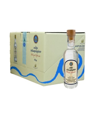 DISTILLATO OUZO PLOMARI 40% MINIATURES VETRO 20*5cl