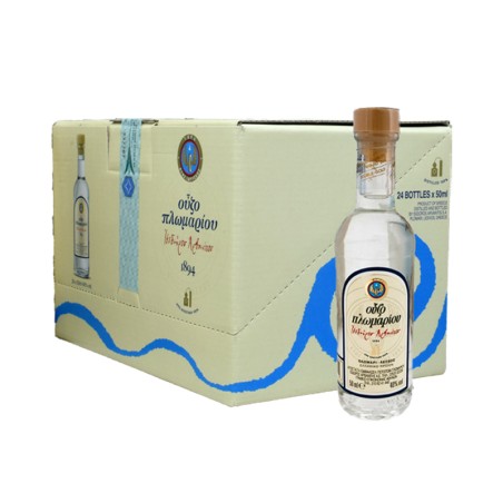 DISTILLATO OUZO PLOMARI 40% MINIATURES VETRO 20*5cl