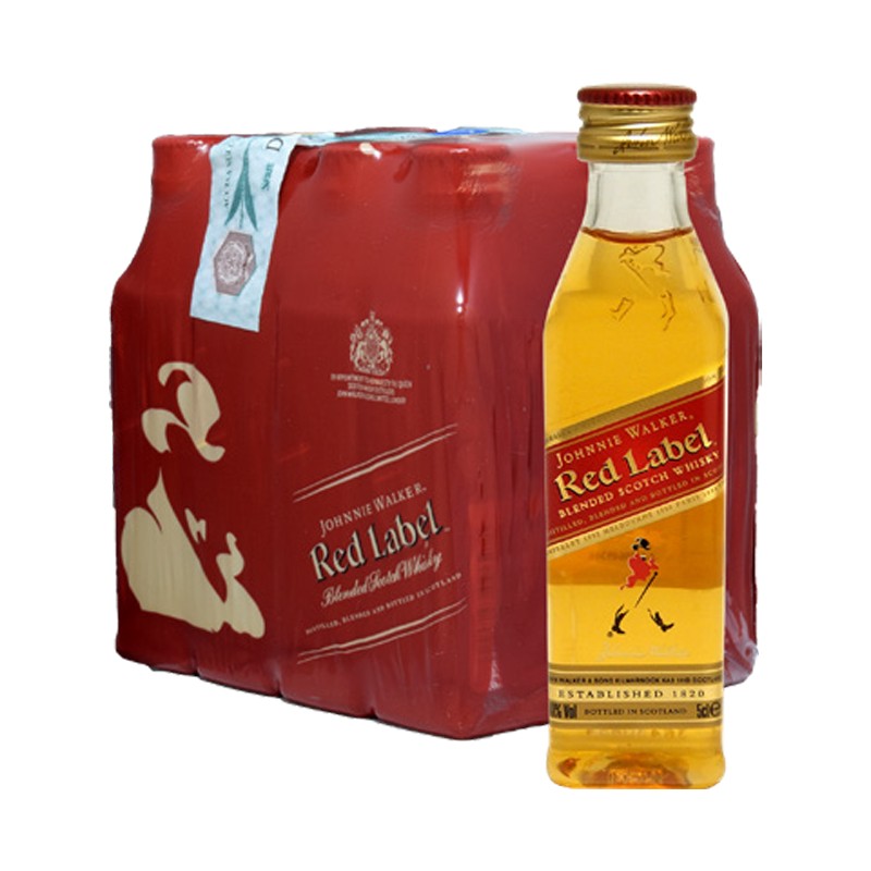 SCOTCH WHISKY JOHNNIE WALKER RED 40% MINI PET 12*5cl SCOTCH WHISKY JOHNNIE WALKER RED 40% MINI PET 12*5cl