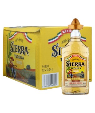 TEQUILA SIERRA REPOSADO 38% PET 12*5cl