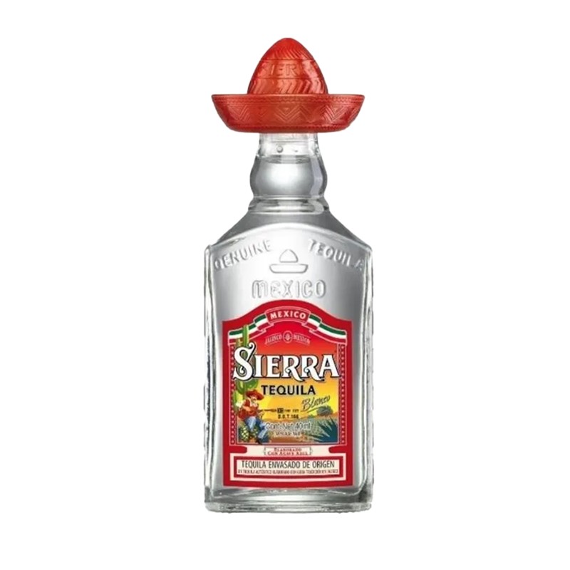 TEQUILA SIERRA SILVER-BLANCO 38% PET 12*4cl TEQUILA SIERRA SILVER-BLANCO 38% PET 12*4cl