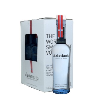 VODKA CHRISTIANIA 40% MINIATURES VETRO 6*10cl