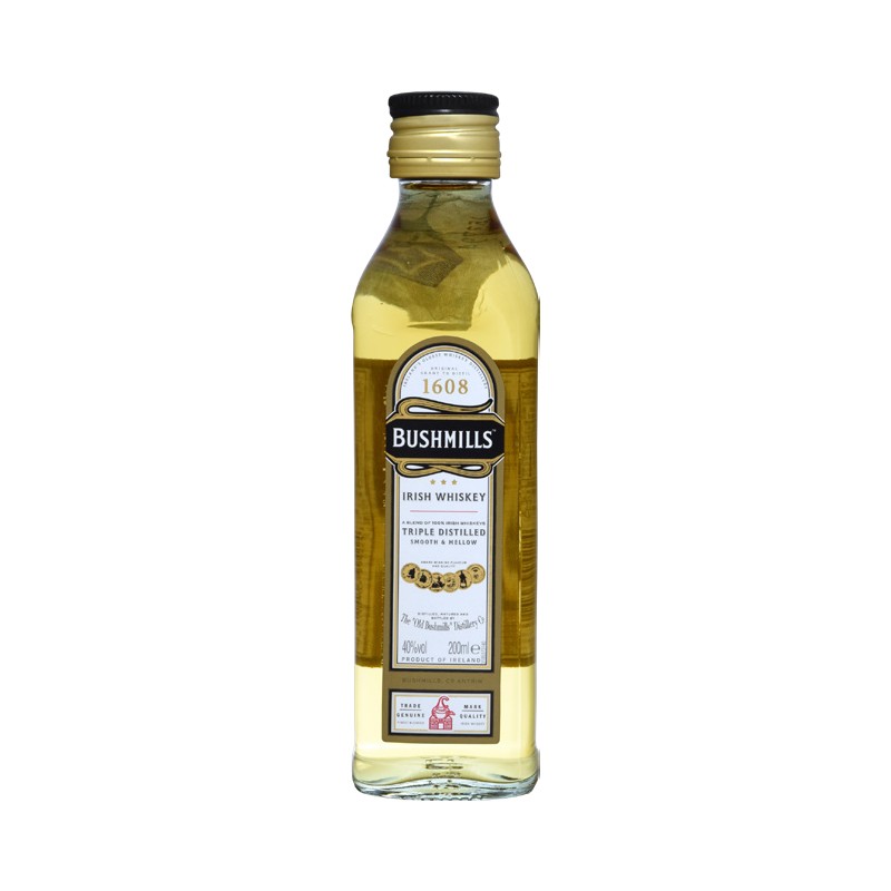 IRISH WHISKEY BUSHMILLS 40% 20cl IRISH WHISKEY BUSHMILLS 40% 20cl