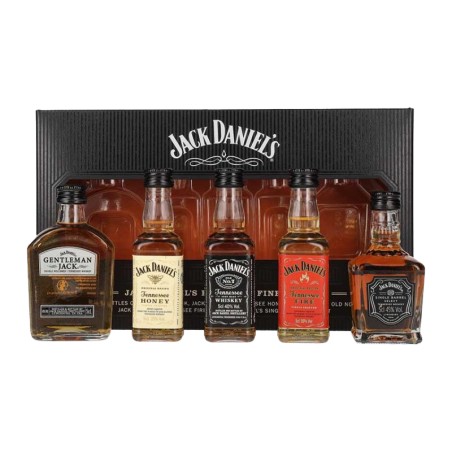 WHISKEY JACK DANIEL'S FAMILY PACK 39% MINIATURES PET 5*5cl