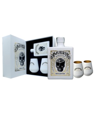 GIFT GIN AMUERTE WHITE 43% 70cl +2BICCHIERI