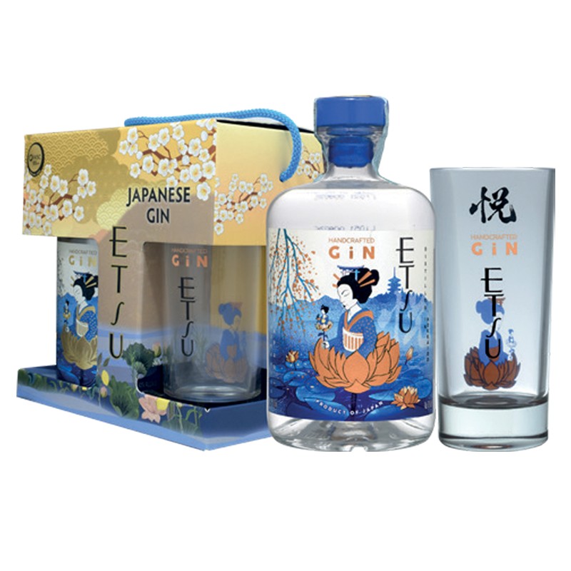 GIFT GIN ETSU 43% 70cl +BICCHIERE