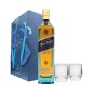 GIFT SCOTCH WHISKY JOHNNIE WALKER BLUE LABEL 40% 70cl +2BICCHIERI
