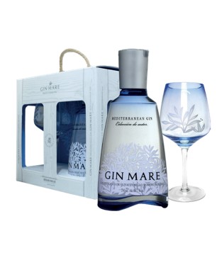 GIFT GIN MARE 42.7% 70cl +1BICCHIERE