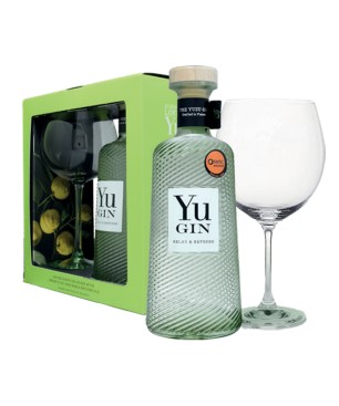 GIFT GIN YU 43% 70cl + 1 BICCHIERE